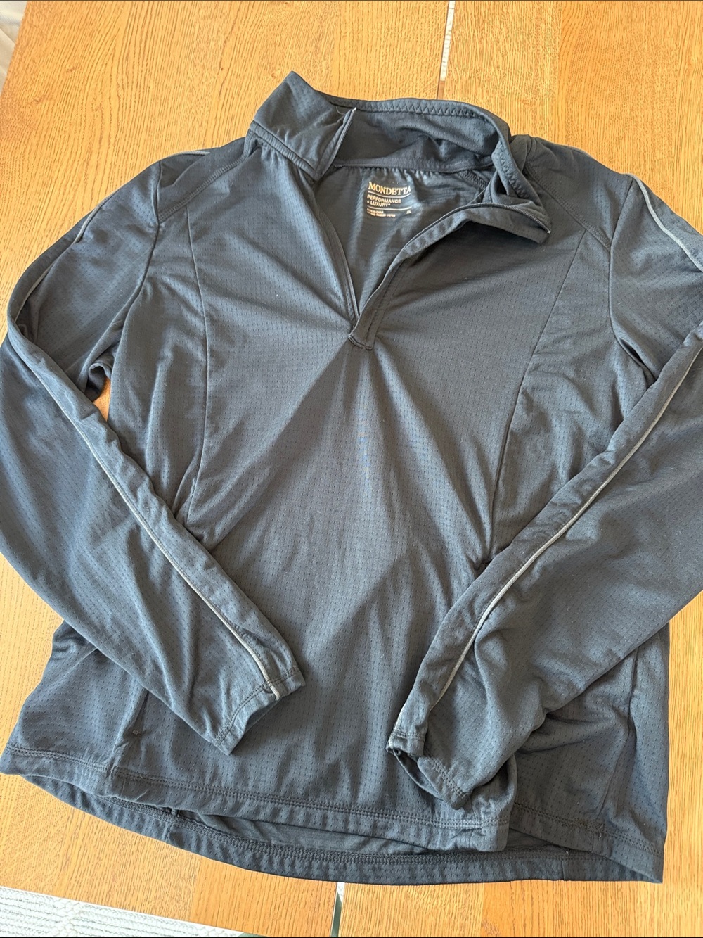 Mondetta Women’s Lightweight Quarter-Zip Jacket - Charcoal